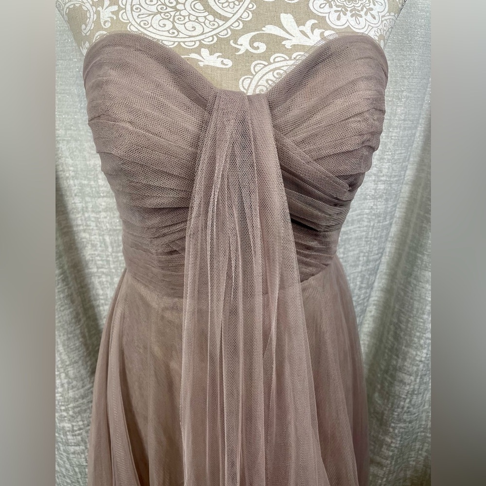 Jenny Yoo Mauve Tulle Gown Sz 6 – Bridesmaid / Formal - Picture 11 of 15